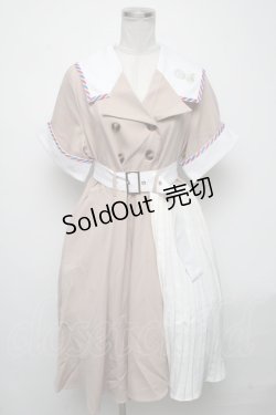 画像1: Favorite / エアメールなワンピース  ベージュ S-25-04-14-060-LO-OP-AS-ZS