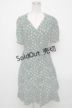 画像1: an another angelus / 花柄ワンピース  グリーン S-25-04-14-064-CA-OP-AS-ZT321