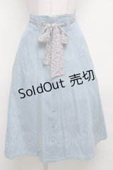 F&A / デニムスカート  ブルー S-25-04-14-073-LO-SK-AS-ZS