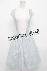 Fi.n.t / ギンガムスカート  サックス S-25-04-14-074-CA-SK-AS-ZS
