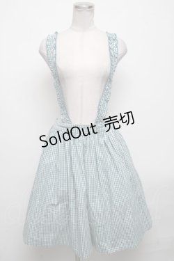 画像1: Fi.n.t / ギンガムスカート  サックス S-25-04-14-074-CA-SK-AS-ZS