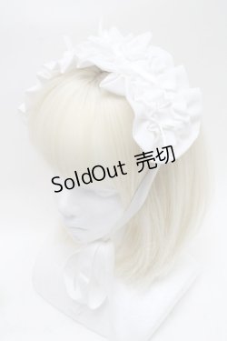 画像1: axes femme kawaii / プチリボンヘッドドレス  白 S-25-04-14-010-AX-AC-HR-ZS