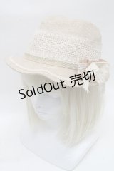 axes femme / リボンコサージュ付ハット   S-25-04-14-011-AX-TO-HR-ZS
