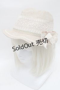 axes femme / リボンコサージュ付ハット   S-25-04-14-011-AX-TO-HR-ZS