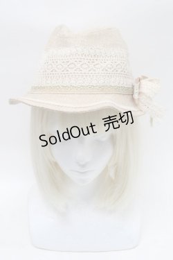 画像2: axes femme / リボンコサージュ付ハット   S-25-04-14-011-AX-TO-HR-ZS