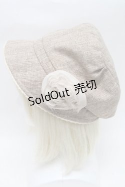 画像3: axes femme / コサージュ付ハット   S-25-04-14-013-AX-TO-HR-ZS