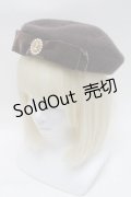 m petit by misako / NINA`SAMカメオベレー  ブラウン S-25-04-14-016-LO-AC-AS-ZS