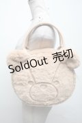 axes femme kawaii / ふわふわクマバッグ  キャメル S-25-04-14-019-AX-BG-AS-ZS
