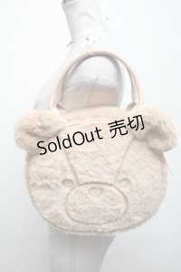 axes femme kawaii / ふわふわクマバッグ  キャメル S-25-04-14-019-AX-BG-AS-ZS