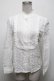 画像1: Jane Marple /アイレットレースピンタックブラウス  白 S-25-04-14-028-JM-BL-AS-ZS (1)