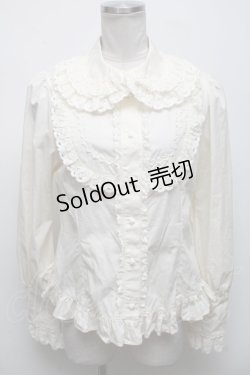 画像1: BABY,THE STARS SHINE BRIGHT / チェスアリスブラウス  オフ S-25-04-14-030-BA-BL-AS-ZS