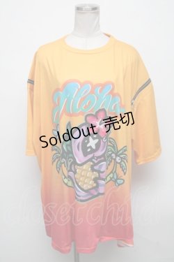 画像1: HYPER CORE /  "Aloha" Hawaii Tシャツ  オレンジ S-25-04-14-038-PU-TS-HR-ZS