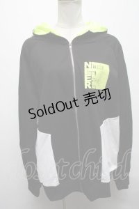 NieR Clothing / ラインパーカー  黒 S-25-04-15-046-PU-TO-AS-ZS