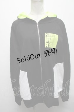 画像1: NieR Clothing / ラインパーカー  黒 S-25-04-15-046-PU-TO-AS-ZS
