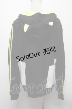 画像2: NieR Clothing / ラインパーカー  黒 S-25-04-15-046-PU-TO-AS-ZS