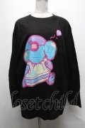 NieR Clothing / プリントTシャツ  黒 S-25-04-15-048-PU-TS-AS-ZS
