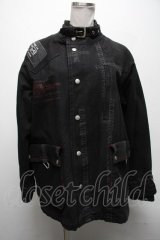 h.ANARCHY / デニムジャケット  黒 S-25-04-15-050-HN-CO-AS-ZS