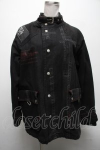 h.ANARCHY / デニムジャケット  黒 S-25-04-15-050-HN-CO-AS-ZS