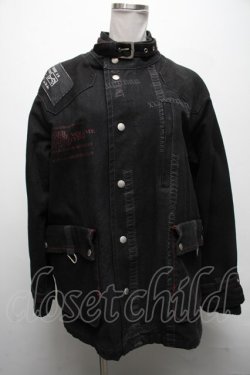画像1: h.ANARCHY / デニムジャケット  黒 S-25-04-15-050-HN-CO-AS-ZS