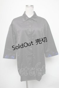 NieR Clothing / 半袖シャツ  黒 S-25-04-15-052-PU-BL-AS-ZS