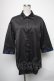 画像1: NieR Clothing / 半袖シャツ  黒 S-25-04-15-052-PU-BL-AS-ZS (1)