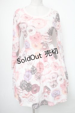 画像1: MILK / DONUTカットワンピース  ピンク S-25-04-15-055-ML-OP-HR-ZT089