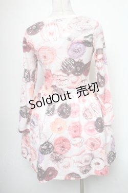 画像2: MILK / DONUTカットワンピース  ピンク S-25-04-15-055-ML-OP-HR-ZT089