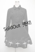 NieR Clothing / 編み上げワンピース  黒 S-25-04-15-058-PU-OP-AS-ZS