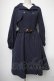 画像1: axes femme POETIQUE / ストライプワンピ風コート  紺 S-25-04-15-060-AX-CO-HR-ZS (1)