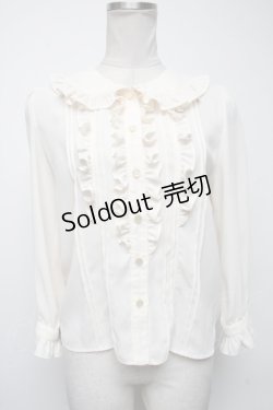 画像1: MILK / フリルブラウス  オフ S-25-04-15-024-ML-BL-AS-ZS