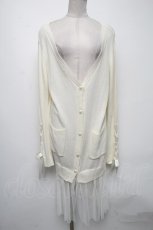 画像1: 【SALE】Ank Rouge / チュール切替カーディガン  オフ S-25-04-15-026-CA-TO-AS-ZT034 (1)