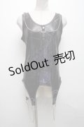 Sixh / ptチェーンタンクトップ  黒 S-25-04-15-035-HN-TO-HR-ZS