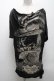 画像1: VII / ptドレープTシャツ  黒 S-25-04-15-039-HN-TS-HR-ZS (1)