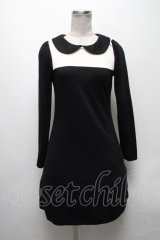 Beth / ハンプティダンプティワンピース  黒ｘ白 S-25-04-15-041-CL-OP-AS-ZS