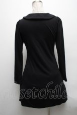 画像2: 【SALE】Beth / ハンプティダンプティワンピース  黒ｘ白 S-25-04-15-041-CL-OP-AS-ZT408 (2)