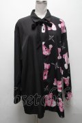 TRAVAS TOKYO / バイカラーシャツ  黒 S-25-04-15-044-PU-BL-AS-ZS