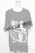 NieR Clothing / プリントTシャツ  黒 S-25-04-17-048-PU-TS-HR-ZY