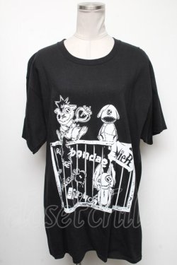 画像1: NieR Clothing / プリントTシャツ  黒 S-25-04-17-048-PU-TS-HR-ZY