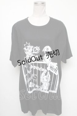 画像1: NieR Clothing / プリントTシャツ  黒 S-25-04-17-048-PU-TS-HR-ZY