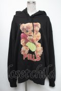 MILKBOY / PILL BEARパーカー XL 黒 S-25-04-17-054-MB-TO-AS-ZT225