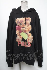 MILKBOY / PILL BEARパーカー XL 黒 S-25-04-17-054-MB-TO-AS-ZT225