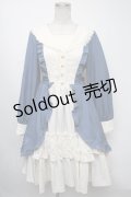 axes femme kawaii / オリビアワンピース  ブルー S-25-04-17-058-AX-OP-AS-ZS