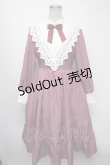 axes femme kawaii / クラシックドールワンピース  ピンク S-25-04-17-059-AX-OP-AS-ZS