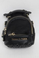画像1: 【SALE】Maison de FLEUR / マイクロリボンリュックバッグ  黒 S-25-04-17-012-LO-BG-HR-ZT208-F003 (1)