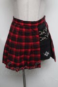 REFLEM / タータンチェックキュロット  赤 S-25-04-17-078-PU-PA-AS-ZS