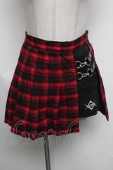 REFLEM / タータンチェックキュロット  赤 S-25-04-17-078-PU-PA-AS-ZS