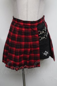 REFLEM / タータンチェックキュロット  赤 S-25-04-17-078-PU-PA-AS-ZS