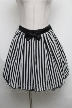画像1: Angelic Pretty / ジオメトリックスカート  黒ｘ白 S-25-04-17-083-AP-SK-AS-ZS