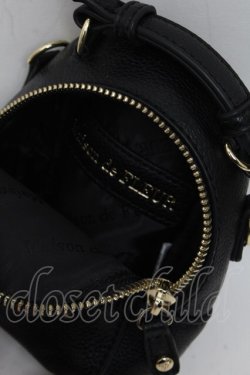 画像3: Maison de FLEUR / マイクロリボンリュックバッグ  黒 S-25-04-17-012-LO-BG-HR-ZS