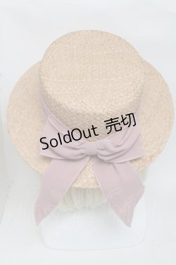 画像3: Ank Rouge / ストローハット  ベージュｘピンク S-25-04-17-015-CA-AC-AS-ZS